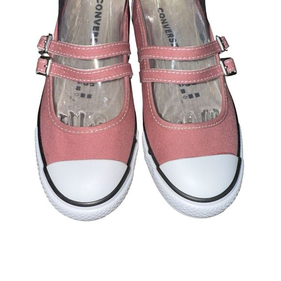 Women’s Converse Dainty Mary Jane Slip Strap Shoes Sneaker Saddle Size 8 - Picture 4 of 6